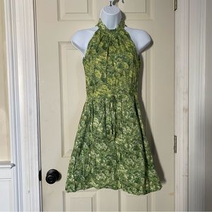 Flit and Flare Green Dress - size S
